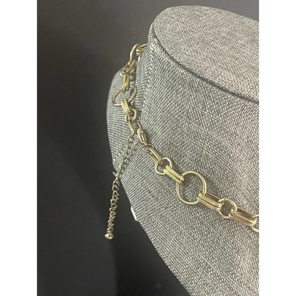 MCM VINTAGE ART DECO BLACK WHITE STRIPED BEAD RETRO TASSEL NECKLACE 36” - Picture 4 of 9